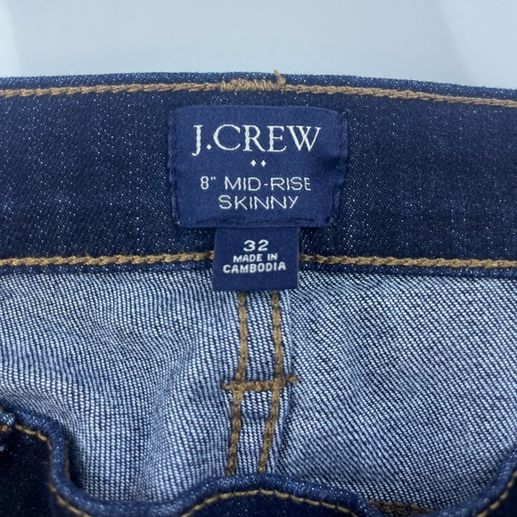J Crew 8” Mid-Rise Skinny Jeans S98-8 - Picture 3 of 5